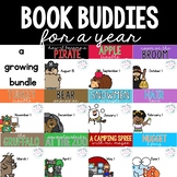 Book Buddies For a Year for Speech Therapy | Printable, BO