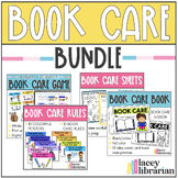 Book Care Lessons BUNDLE- Posters, Games, Mini Books + Pra