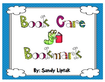 Preview of Book Care Bookmark