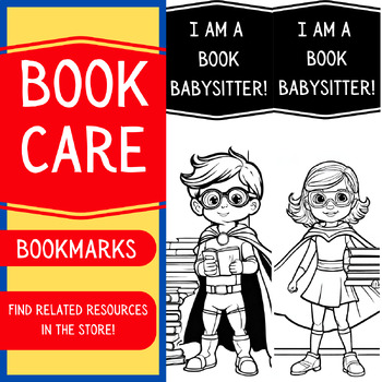 Preview of Book Care Bookmarks