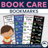 Library Book Care Bookmarks Printable Activity for Librari