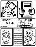 Book Care Coloring Page