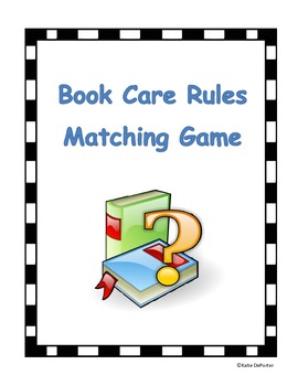 Preview of Book Care Memory Game