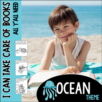 Preview of Book Care Ocean Theme
