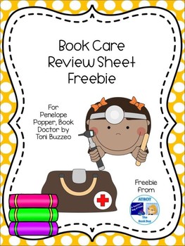 Preview of Book Care Review Freebie