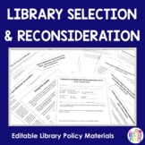 Book Challenge Policy Documents - Library Materials Reconsideration