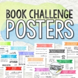 Book Challenge Posters for Middle and High School Independ
