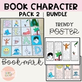 Book Character Bundle: Poster and Bookmarks | Pack 2 | cla