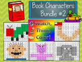 Book Characters Bundle 2 Watch, Think, Color Mystery Pictures