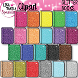 Book Clipart with Glitter