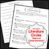 Literature Circles Book Club Forms, Roles Review and Readi