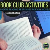 Book Club Activities for Any Novel GOOGLE SLIDES | Distance Learning