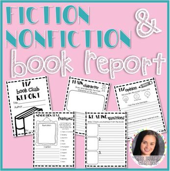 Preview of Book Club / Book Report Packet - Fiction & Nonfiction