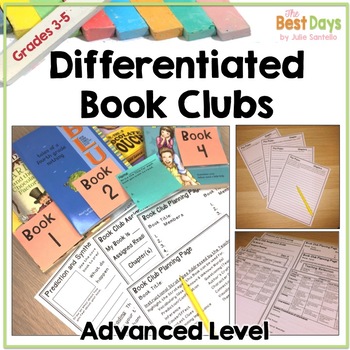 Preview of Book Club Differentiated Book Clubs for Third Grade Fourth Grade and Fifth Grade