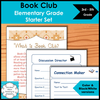 Preview of Book Club Elementary Grades Starter Set