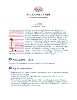 Preview of Book Club Guide - Blended
