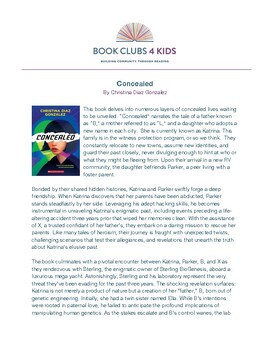 Preview of Book Club Guide - Concealed