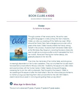 Preview of Book Club Guide - Odder