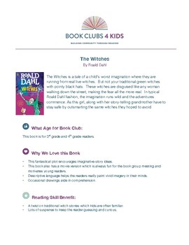 Preview of Book Club Guide - The Witches