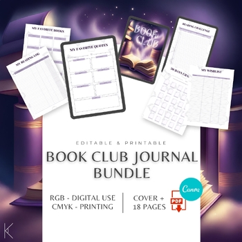 Preview of Book Club Journal | ELA | Literature | Reading Comprehension | Response Journal
