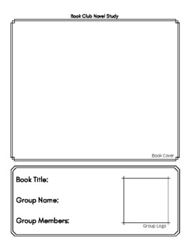 Book Club Journal for Any Fiction Text or Literature Circles Print