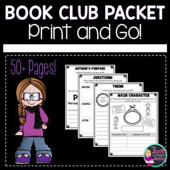 book club worksheets by the book is always better tpt