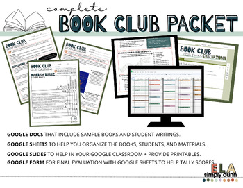 Preview of Book Club Project Bundle