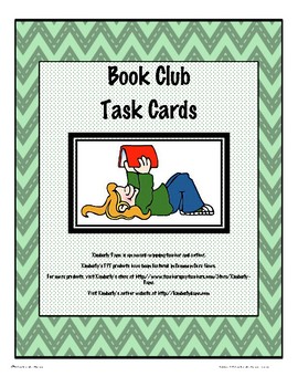 Preview of Book Club Task Cards