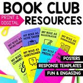 Book Club and Literature Circle Activities, Posters and Re