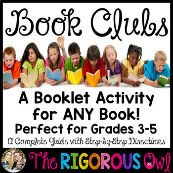 Preview of Book Clubs | Literature Circles Activities Upper Elementary | Reading Responses