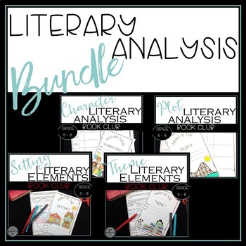 Preview of Bundle Book Clubs  Literature Circle Workbook for Literary Analysis