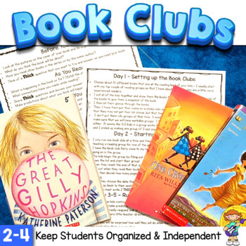 Preview of Book Clubs and Lit Circles Organization to Use with Any Book 