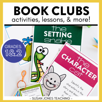 Preview of Book Clubs for 1st and 2nd Grade