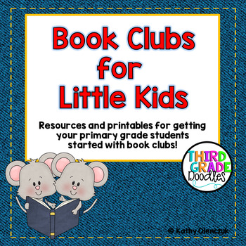 book clubs for little kids by third grade doodles tpt