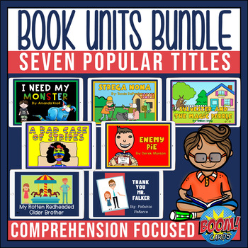 Preview of Read Aloud Boom Card Bundle for Grades 2-4  Boom Cards Patricia Polacco