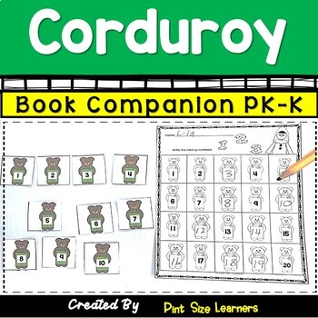 Preview of Corduroy Book Study Unit and Activities for PreK and Kindergarten