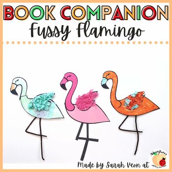 Preview of Fussy Flamingo Book Companion Craft + Printables