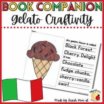 Preview of Book Companion Craftivity - Olivia Goes to Venice - FREEBIE