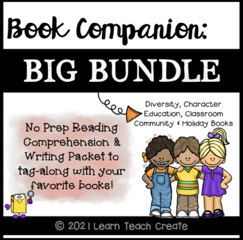 Preview of Book Companion | GROWING BUNDLE | Comprehension | Diversity and Community