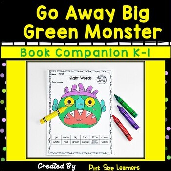 Paula's Primary Classroom: Go Away Big Green Monster