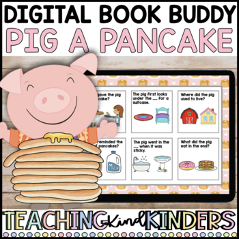 Preview of Book Companion If You Give a Pig a Pancake Digital Google Slides Comprehension