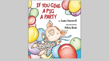 Preview of Book Companion-If you Give a Pig a Party for LAMP words for Life