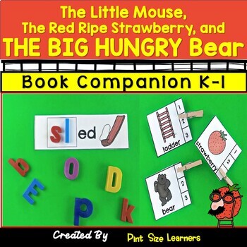 Little Mouse Red Ripe Strawberry BIG Hungry Bear Book Study
