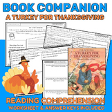 Book Companion Reading Comprehension Skills: A Turkey for 
