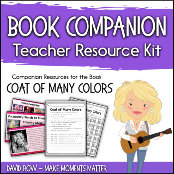 Preview of Book Companion Resource Kit - Coat of Many Colors - Dolly Parton