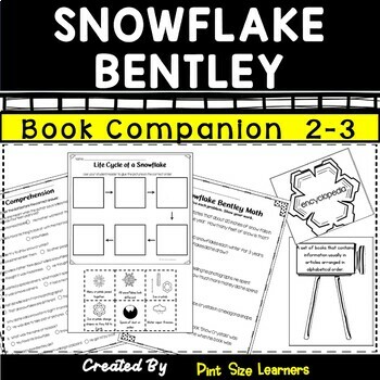 Preview of Snowflake Bentley Biography | Activities |  Book Study