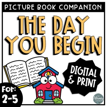 Preview of The Day You Begin Book Companion Activity