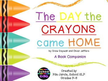 Preview of Book Companion: The Day the Crayons Came Home