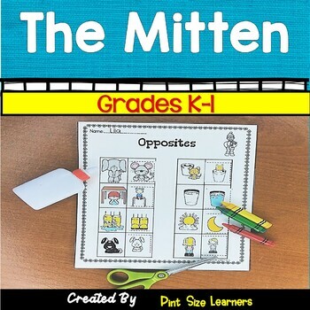 Preview of The Mitten Book Study & Activities |  Book Unit for K\1