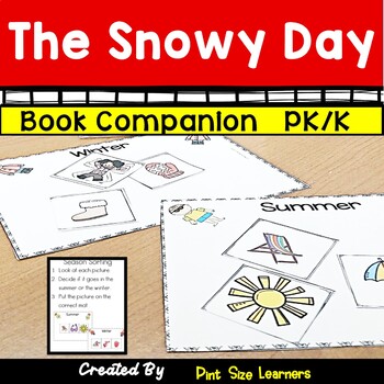 Preview of The Snowy Day Book Study | Sequencing | Vocabulary | More